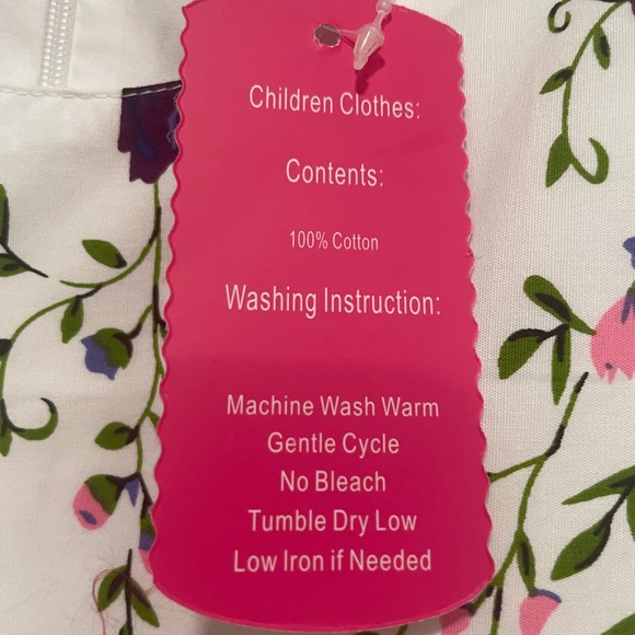 🦋 💜 NWT Sunny Fashion Girls Dress Double Bow Tie (Size 7/8) - Picture 8 of 8